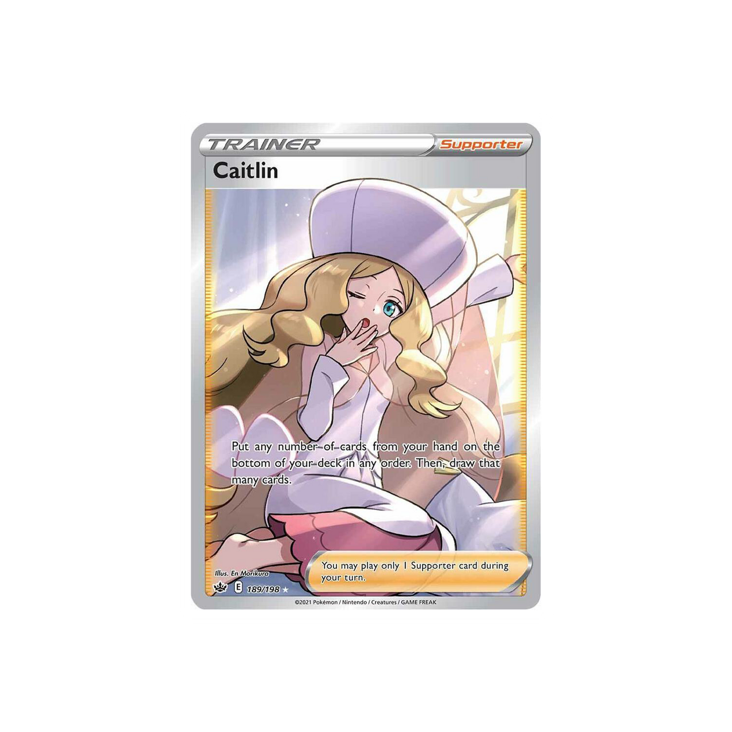 Caitlin (189/198) Pokemon - Sword & Shield: Chilling Reign