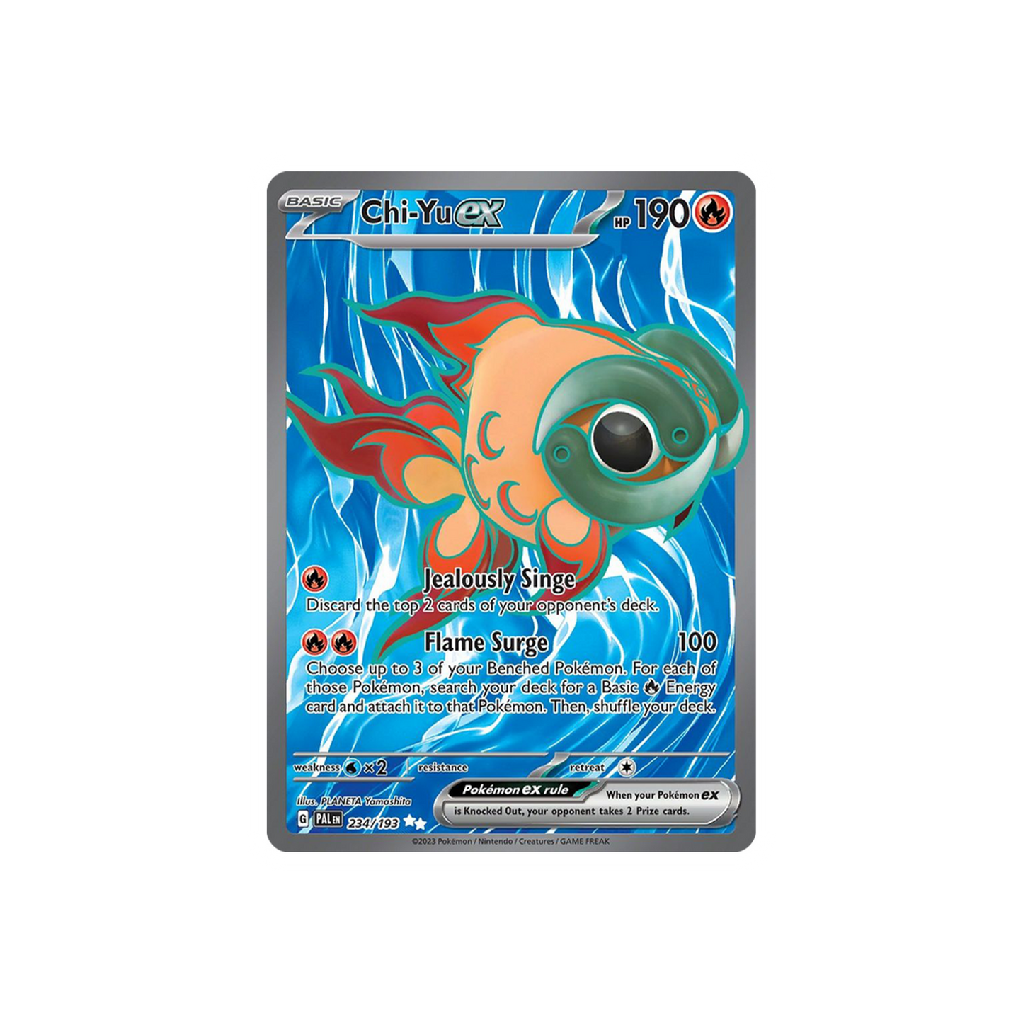 Chi-Yu EX (234/193) Pokemon - Scarlet & Violet: Paldea Evolved