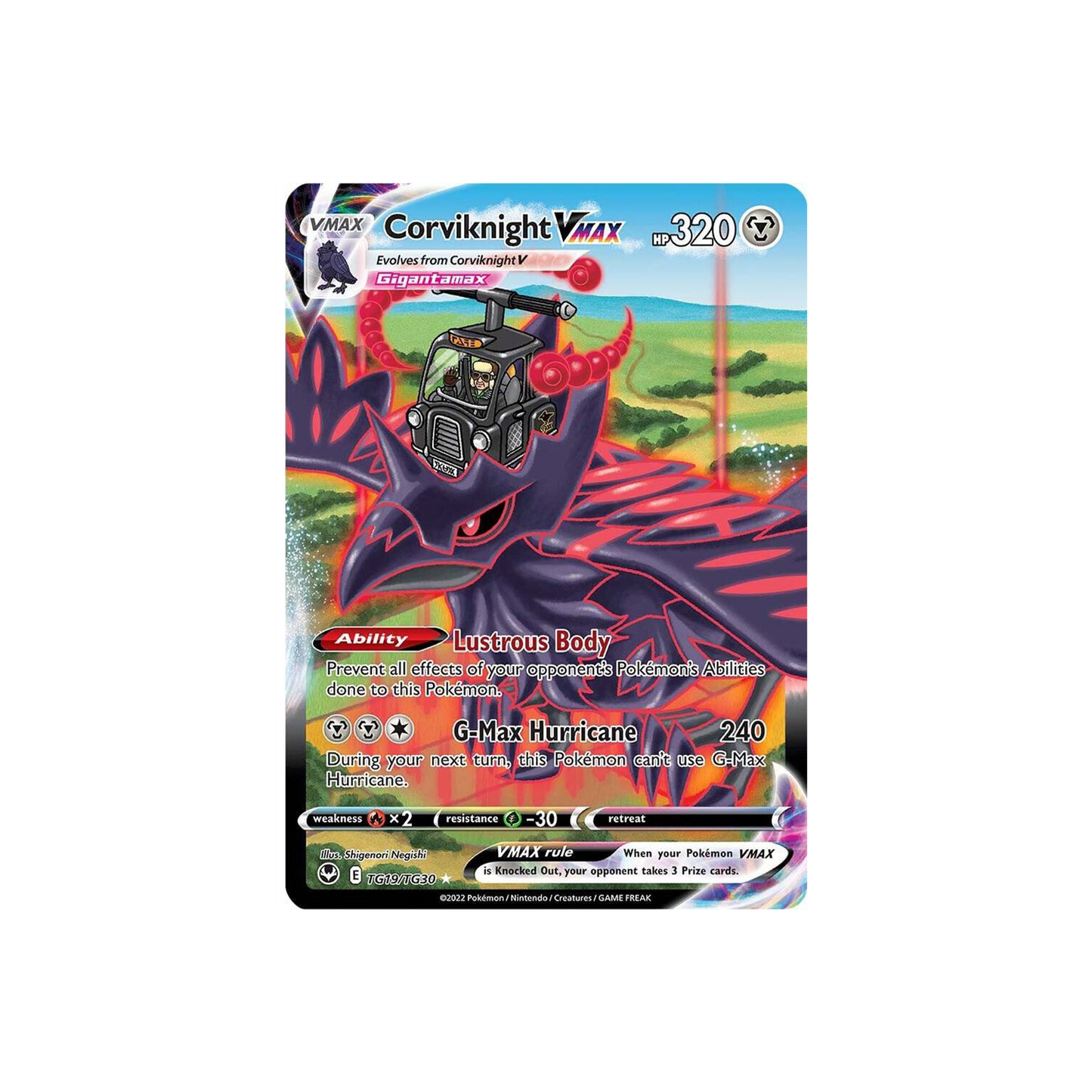 Corviknight Vmax (TG29/TG30) Pokemon - Sword & Shield: Silver Tempest Trainer Gallery
