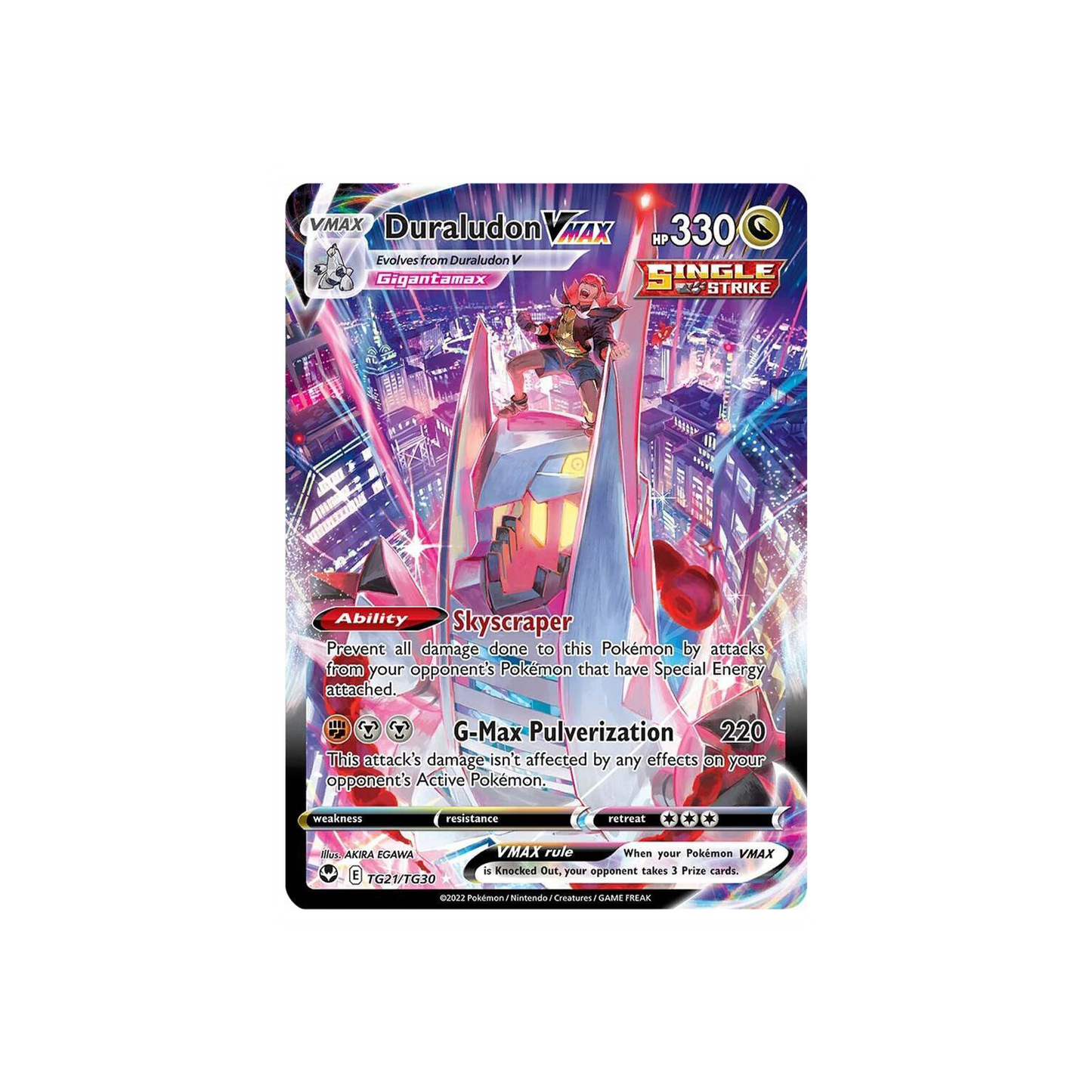 Duraludon Vmax (TG21/TG30) Pokemon - Sword & Shield: Sliver Tempest \Trainer Gallery