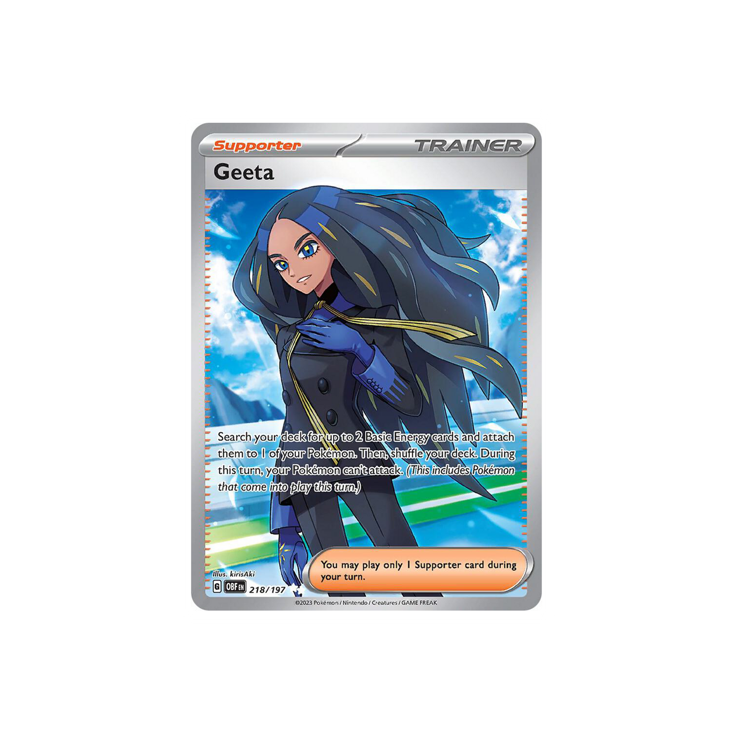 Geeta (218/197) Pokemon - Scarlet & Violet: Obsidian Flames