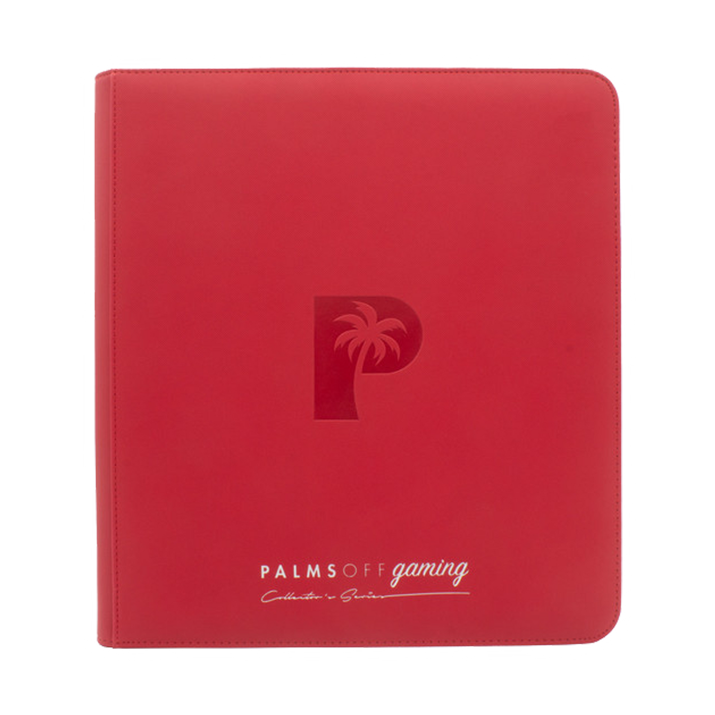 Collector's Series 12 Pocket Zip Trading Card Binder - RED