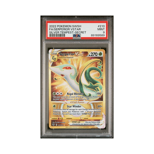 PSA 9 Serperior Vstar 210/195 - Silver Tempest