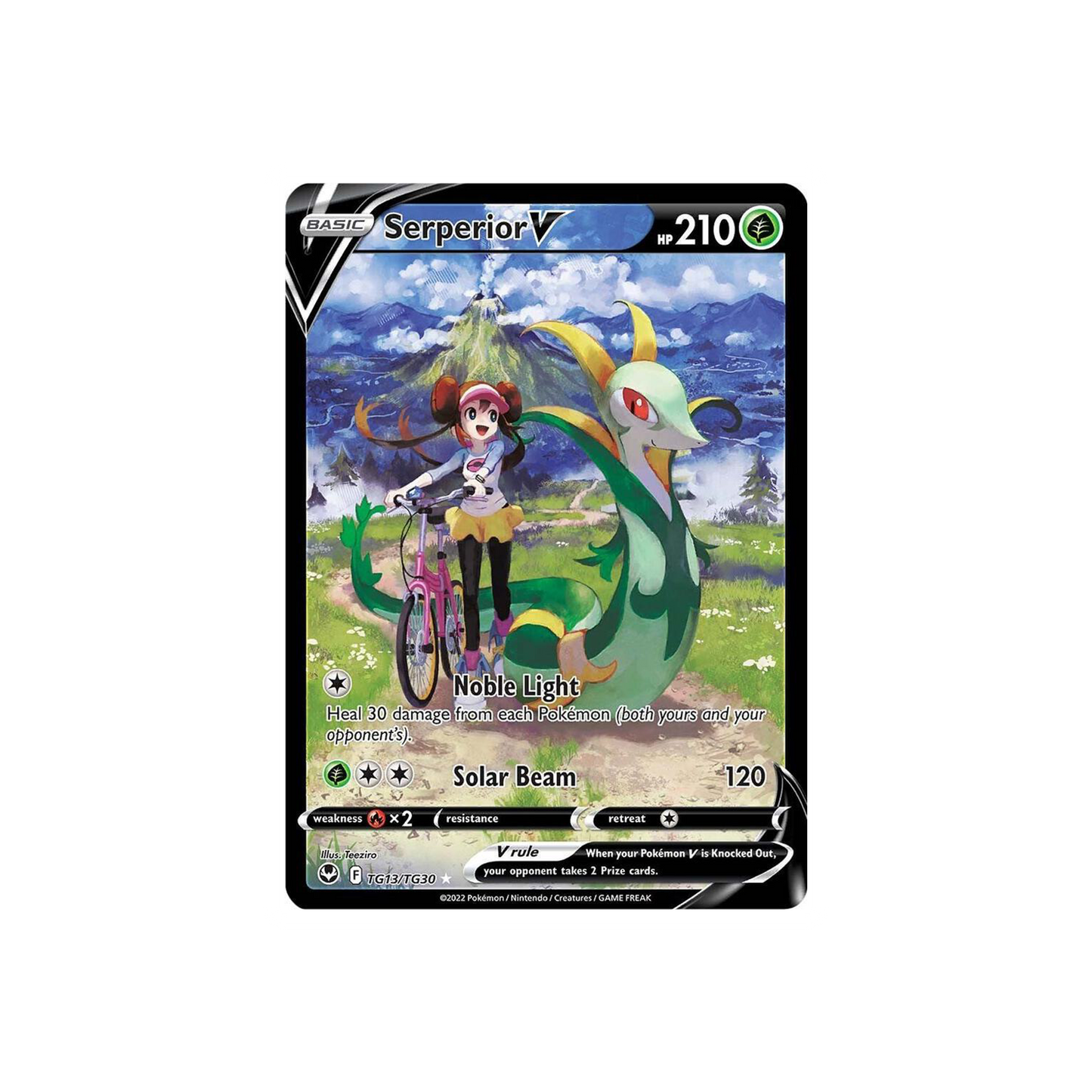 Serperior V (TG19/TG30) Pokemon - Sword & Shield: Silver Tempest \Trainer Gallery